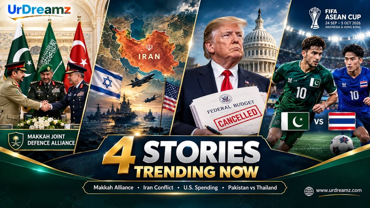 Four Real Stories Trending Right Now: The Makkah Defence Alliance, the Iran War, Trump's Spending Cuts, and Pakistan vs Thailand