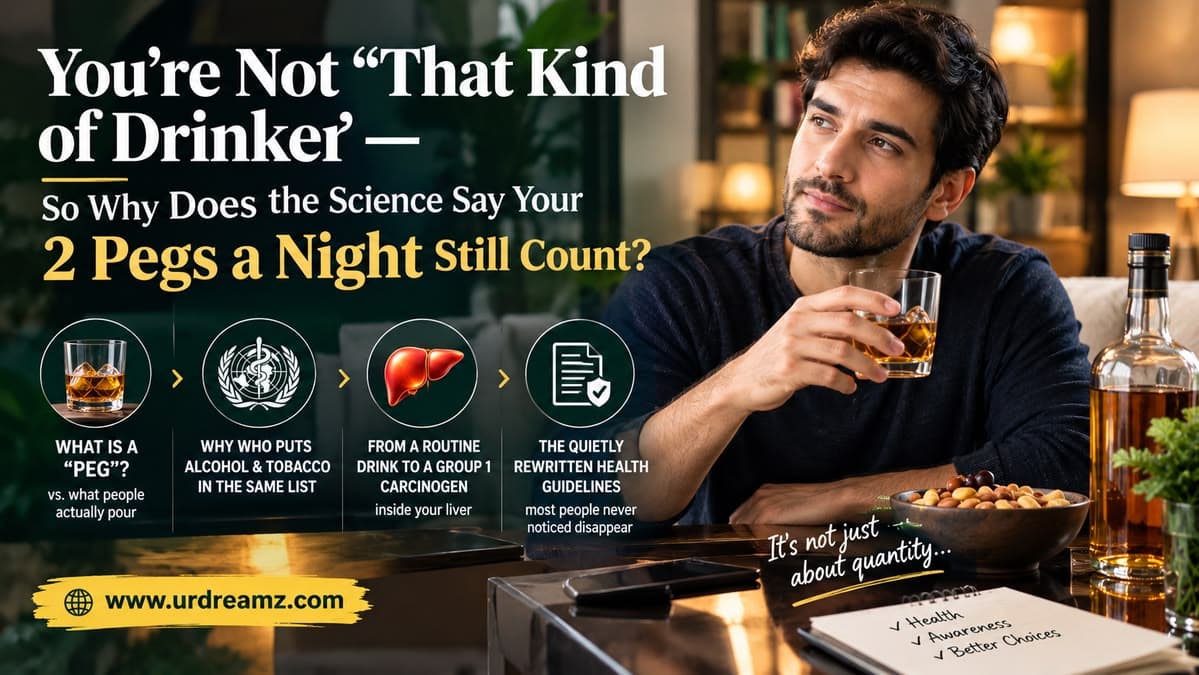 You're Not "That Kind" of Drinker — So Why Does the Science Say Your 2 Pegs a Night Still Count? - secondary image