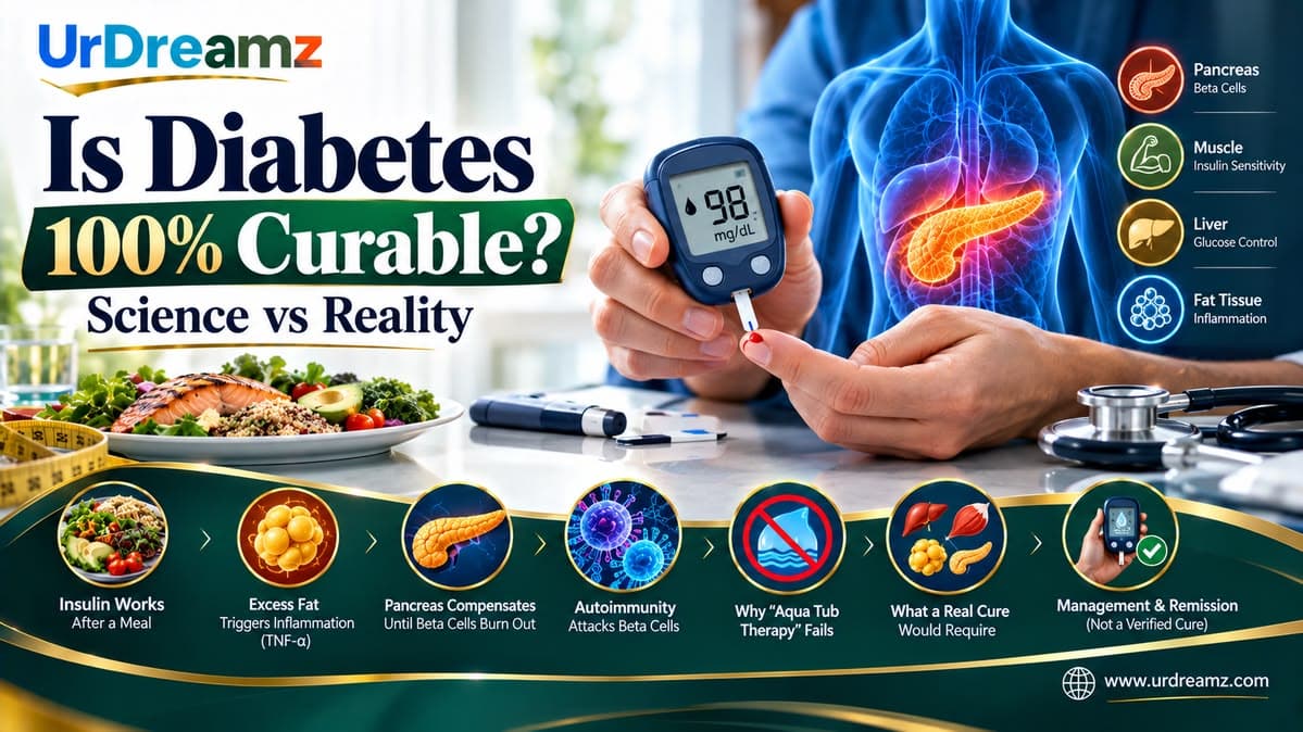 Is Diabetes 100% Curable? Science vs Reality