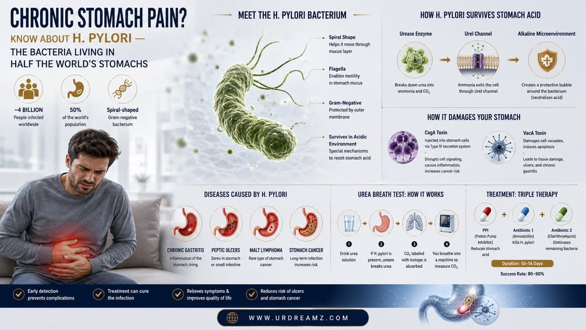 Chronic Stomach Pain? Know About H. pylori — The Bacteria Living in Half the World's Stomachs - secondary image