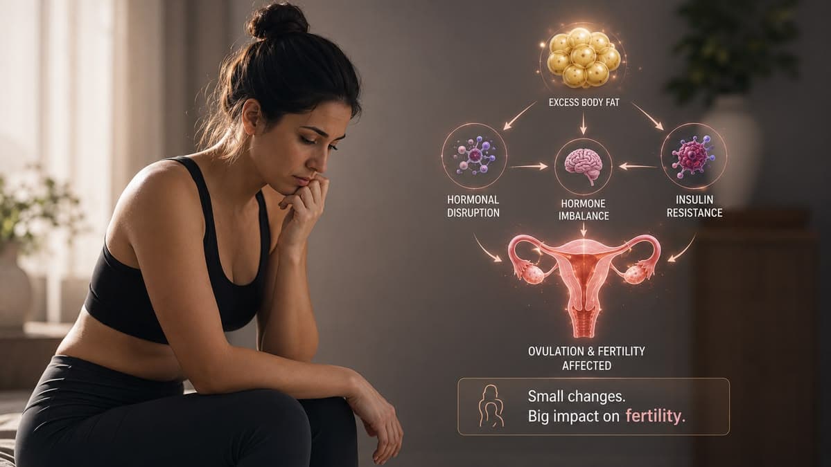 The Hidden Hormone War: How Excess Body Fat Quietly Sabotages a Woman's Fertility