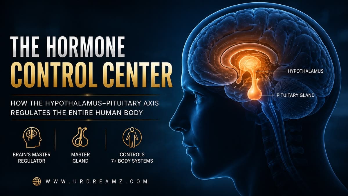 The Hormone Control Center: How the Hypothalamus–Pituitary Axis Regulates the Entire Human Body - secondary image