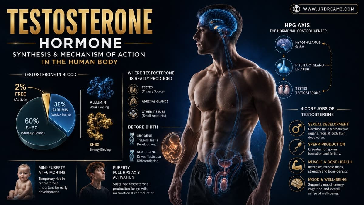 Testosterone Hormone: Synthesis & Mechanism of Action in the Human Body - secondary image