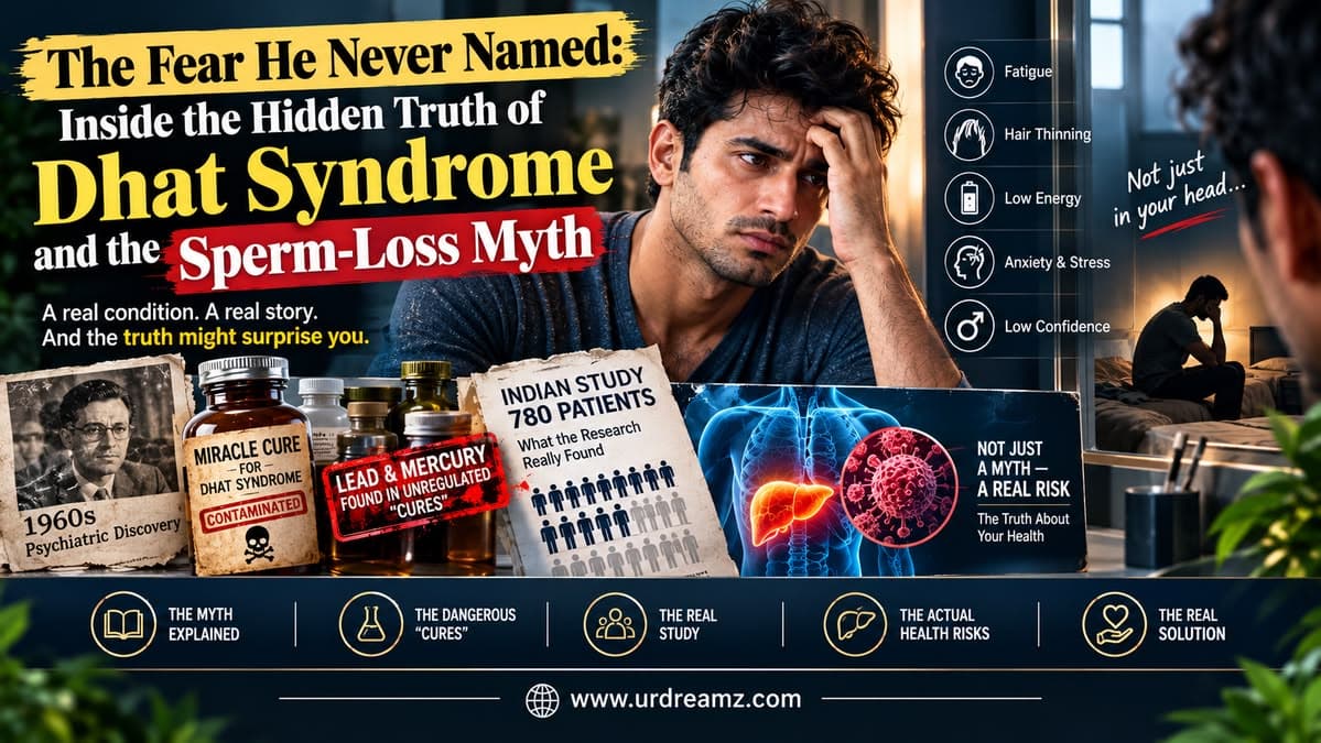The Fear He Never Named: Inside the Hidden Truth of Dhat Syndrome and the Sperm-Loss Myth