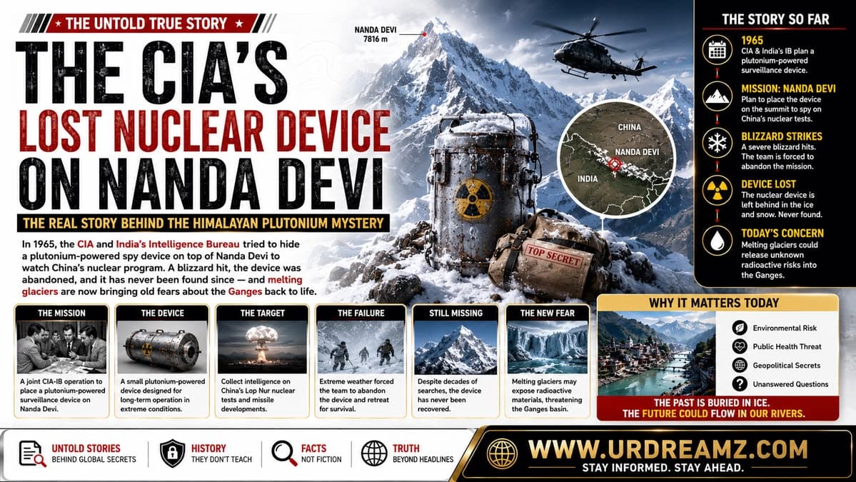The CIA's Lost Nuclear Device on Nanda Devi: The Real Story Behind the Himalayan Plutonium Mystery