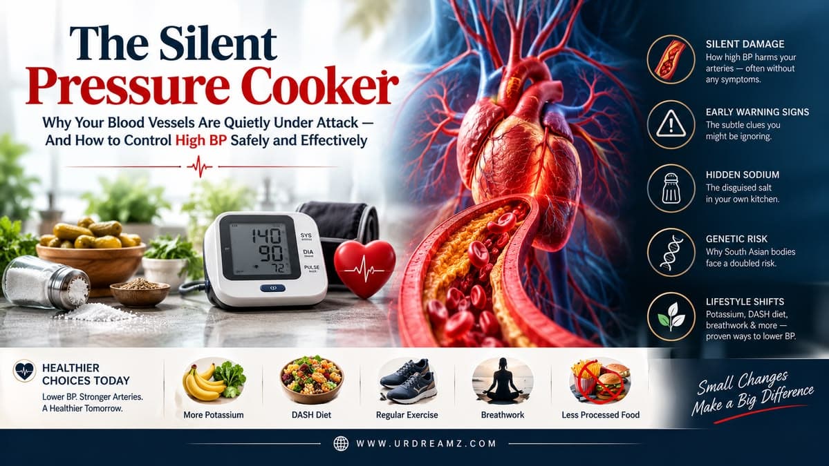 The Silent Pressure Cooker: Why Your Blood Vessels Are Quietly Under Attack — And How to Control High BP Safely and Effectively - secondary image