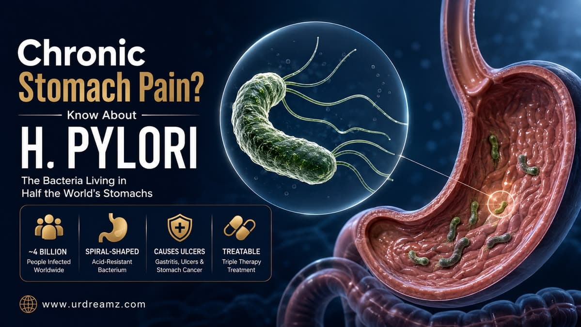Chronic Stomach Pain? Know About H. pylori — The Bacteria Living in Half the World's Stomachs
