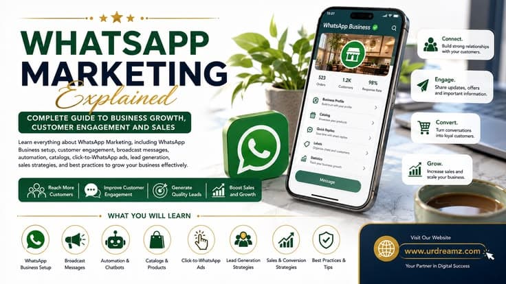 WhatsApp Marketing Explained: Complete Guide to Business Growth, Customer Engagement and Sales