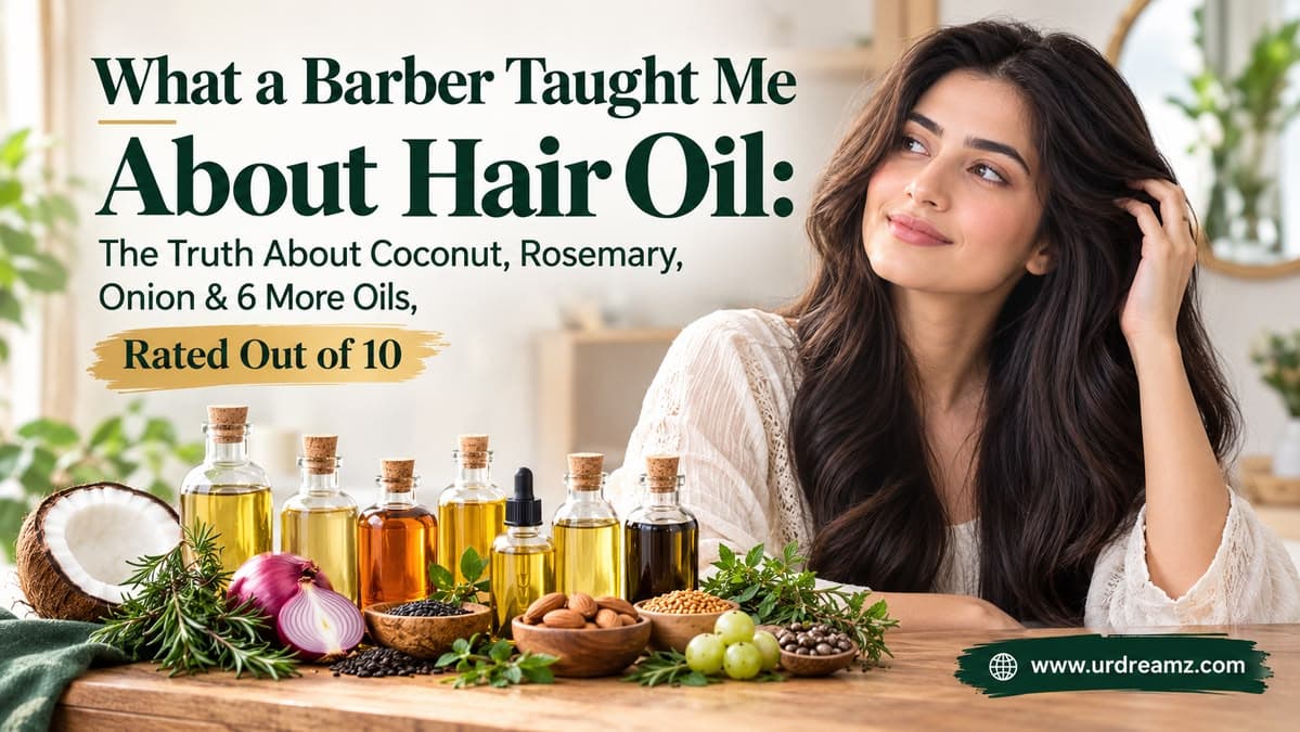 What a Barber Taught Me About Hair Oil: The Truth About Coconut, Rosemary, Onion & 6 More Oils, Rated Out of 10