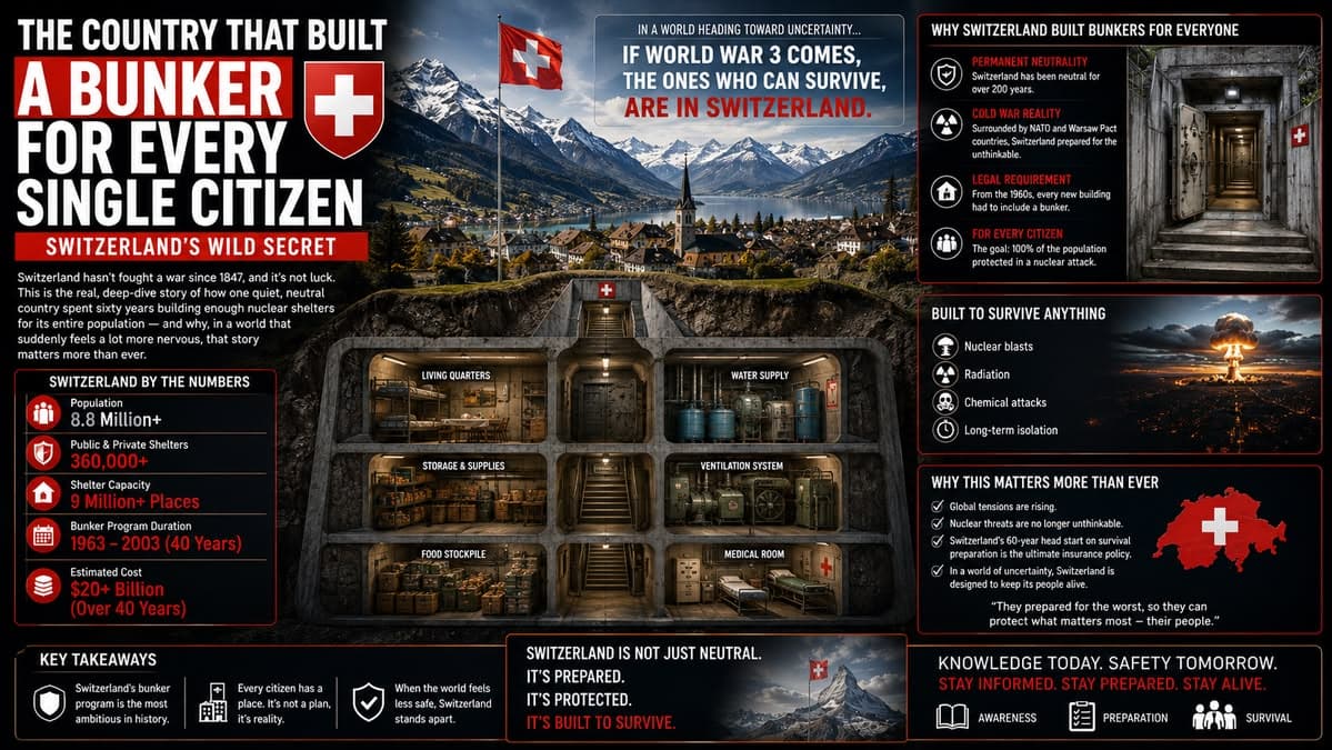 The Country That Built a Bunker for Every Single Citizen: Switzerland's Wild Secret - secondary image