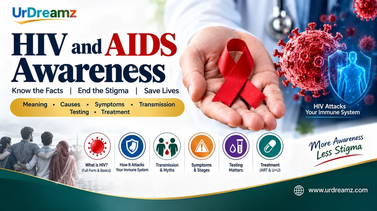 HIV and AIDS Awareness: Meaning, Causes, Symptoms, Transmission, Testing, and Treatment - secondary image