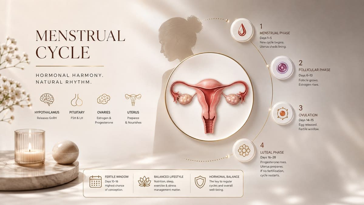 Menstrual Cycle: Day-by-Day Hormonal & Molecular Mechanism Explained