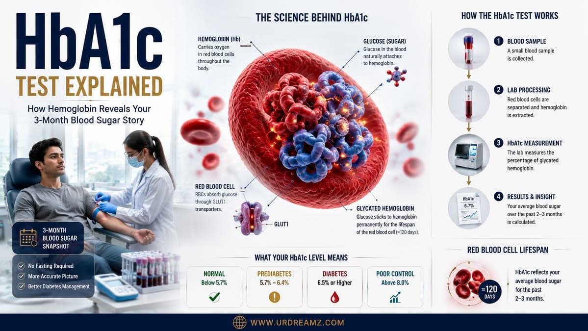 HbA1c Test Explained: How Hemoglobin Reveals Your 3-Month Blood Sugar Story - secondary image