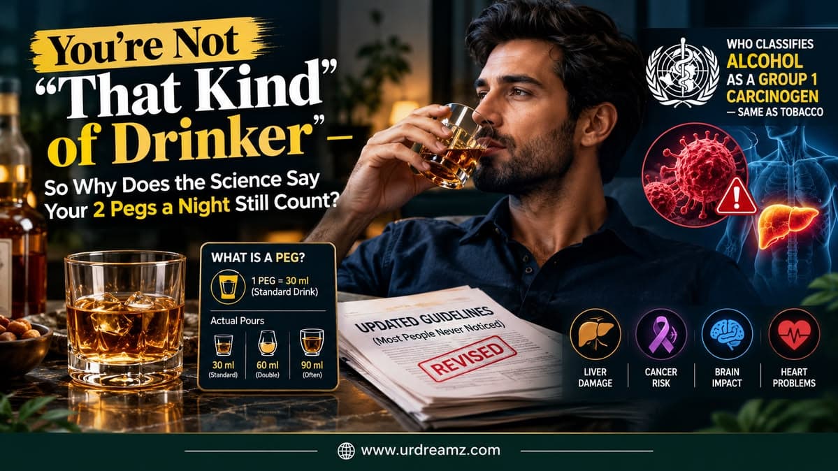 You're Not "That Kind" of Drinker — So Why Does the Science Say Your 2 Pegs a Night Still Count?