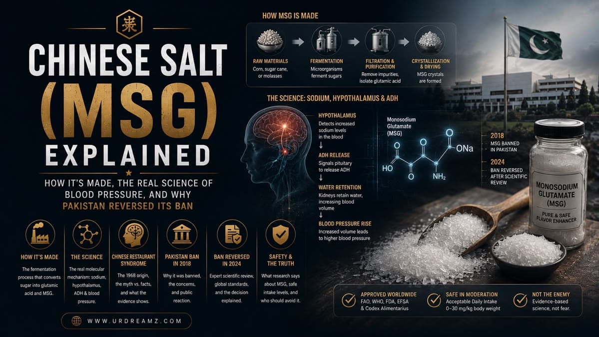 Chinese Salt (MSG) Explained: How It's Made, the Real Science of Blood Pressure, and Why Pakistan Reversed Its Ban - secondary image