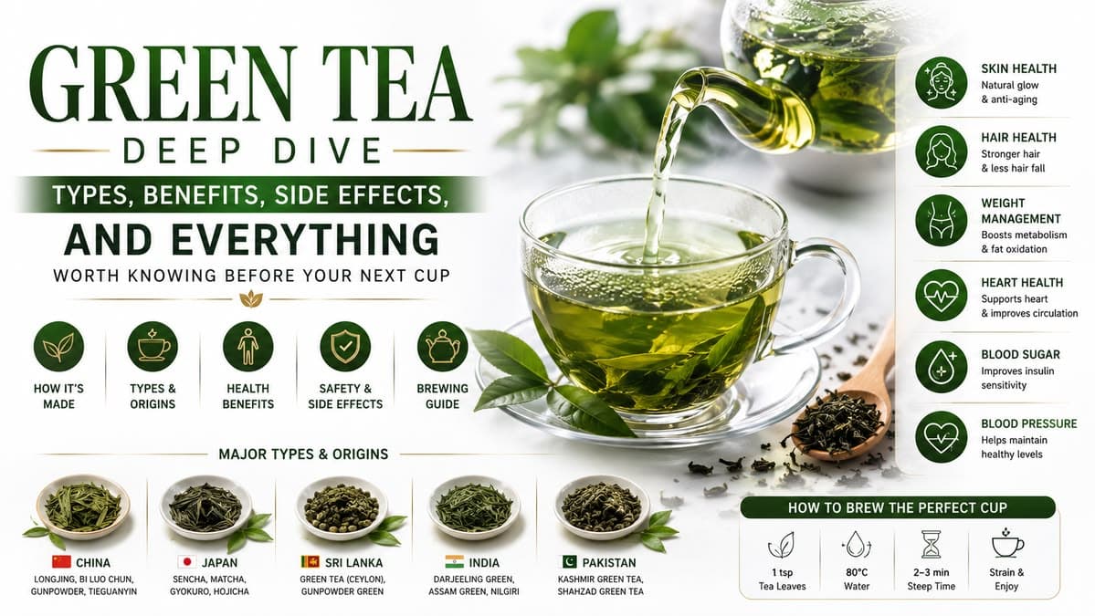 Green Tea Deep Dive: Types, Benefits, Side Effects, and Everything Worth Knowing Before Your Next Cup - secondary image