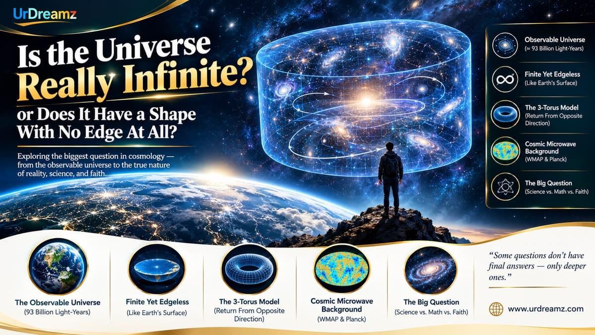 Is the Universe Really Infinite, or Does It Have a Shape With No Edge At All?