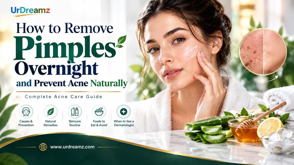 How to Remove Pimples Overnight and Prevent Acne Naturally: Complete Acne Care Guide