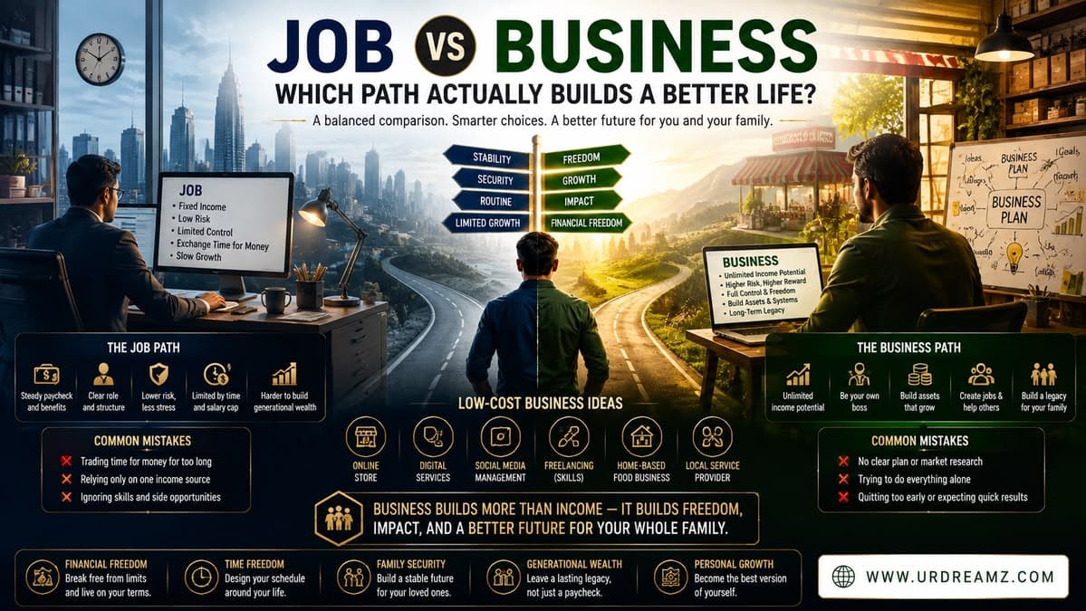 Job vs Business: Which Path Actually Builds a Better Life? - secondary image