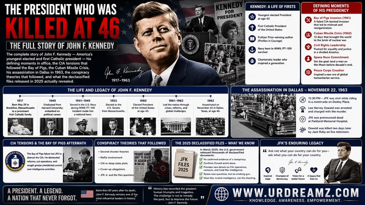 The President Who Was Killed at 46: The Full Story of John F. Kennedy's Life, Presidency, and Assassination - secondary image
