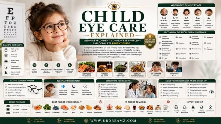 Child Eye Care Explained: Vision Development, Common Eye Problems and Complete Parent Guide