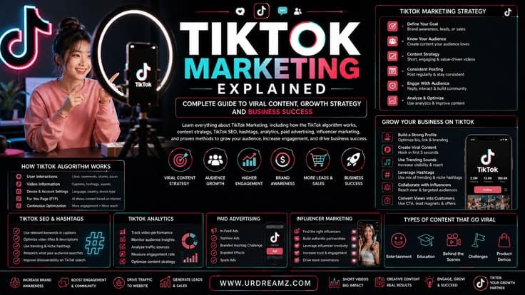 TikTok Marketing Explained: Complete Guide to Viral Content, Growth Strategy and Business Success