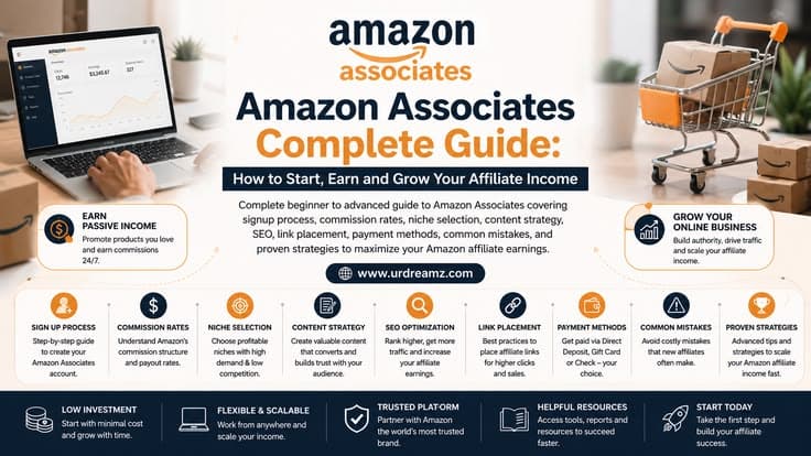 Amazon Associates Complete Guide: How to Start, Earn and Grow Your Affiliate Income
