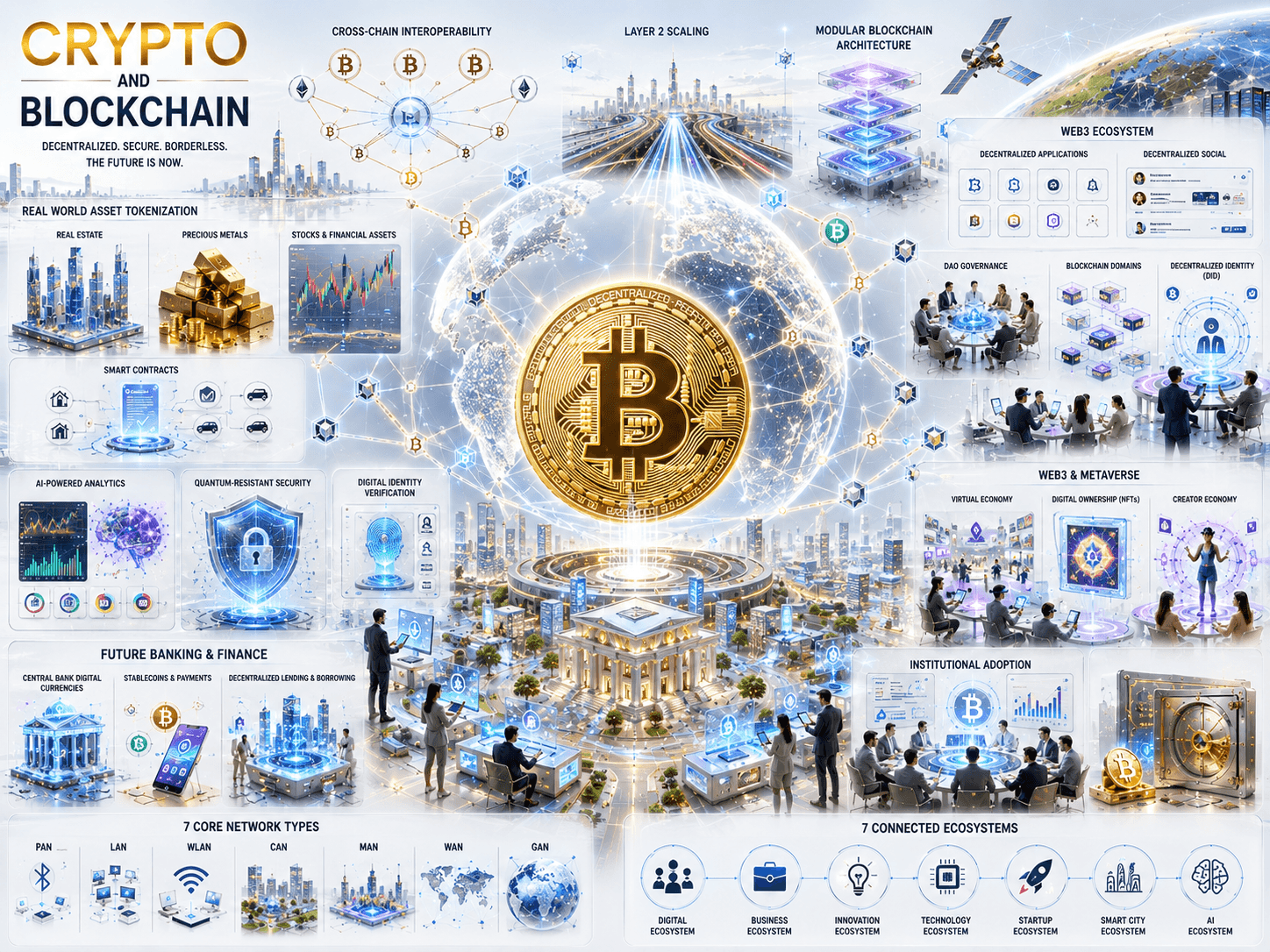 Future of Crypto & Blockchain: Real World Assets, Web3 & Digital Finance Revolution (2026–2045)